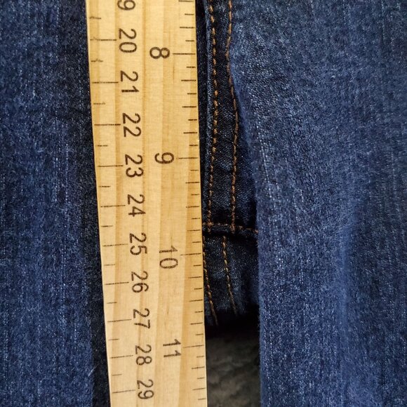 Old Navy Jeans Womens 12 Long Blue Original Skinny Long Stretch Cotton Blend - Picture 5 of 11